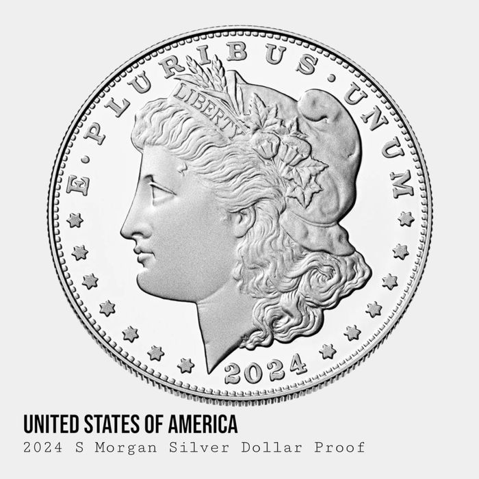 2023 • Срібна монета Морган • Morgan Dollar • US Mint • Silver .999