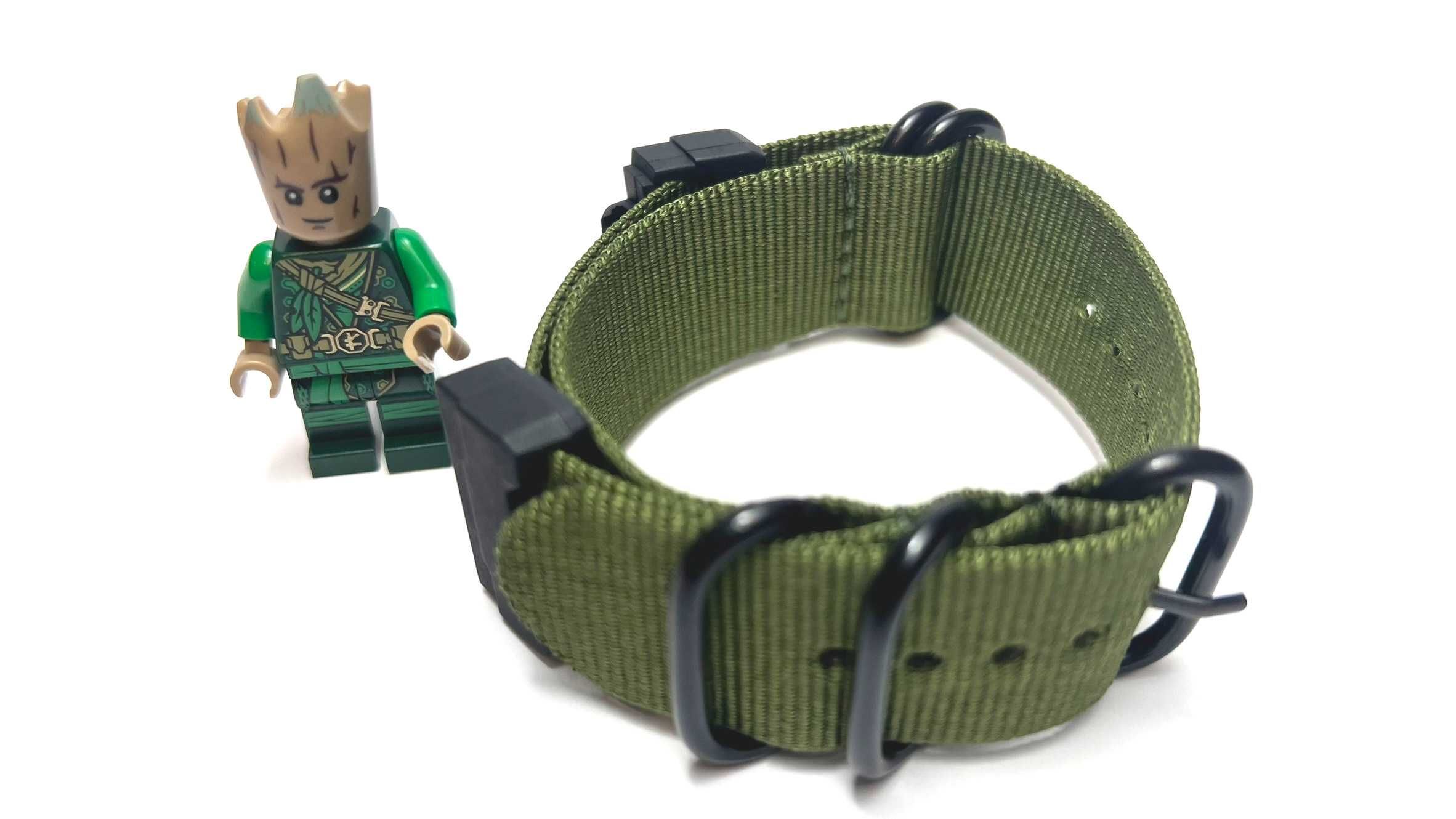Pasek Nylon Zielony Casio G-SHOCK GA-100 GA-110 GA-120 GA-140 DW5600