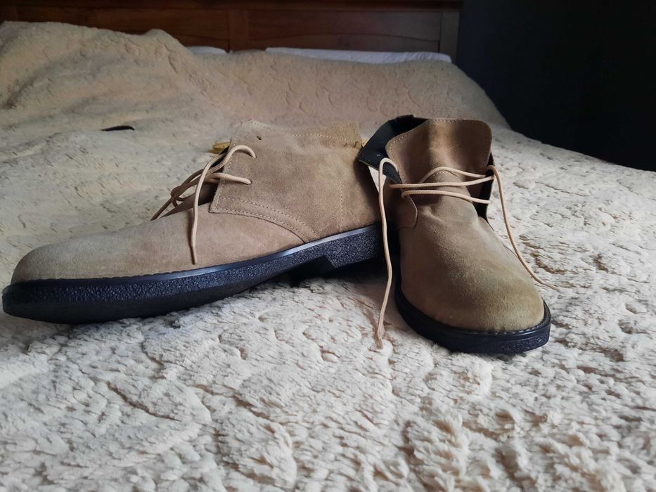 Buty zamszowe męskie
