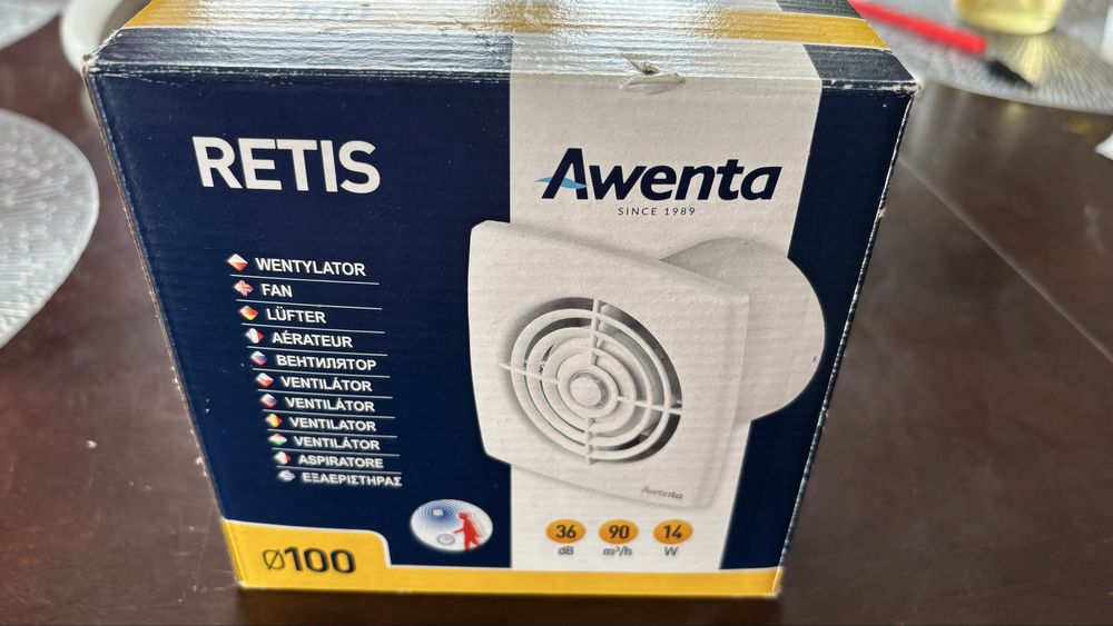 Wentylator łazienkowy Awenta Retis WR100R