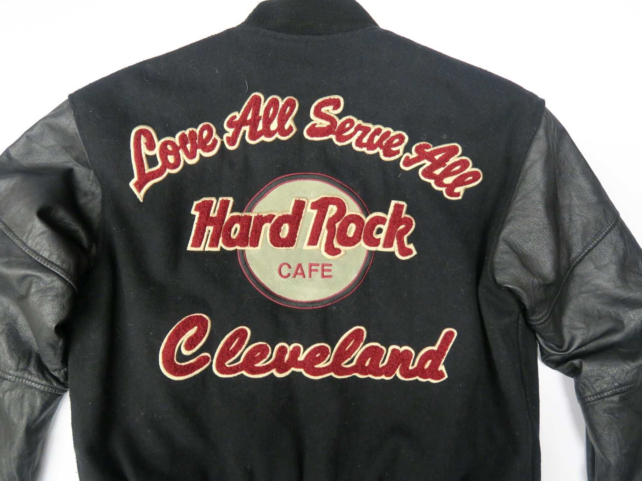 Hard Rock Cafe Cleveland kurtka bomberka S vintage