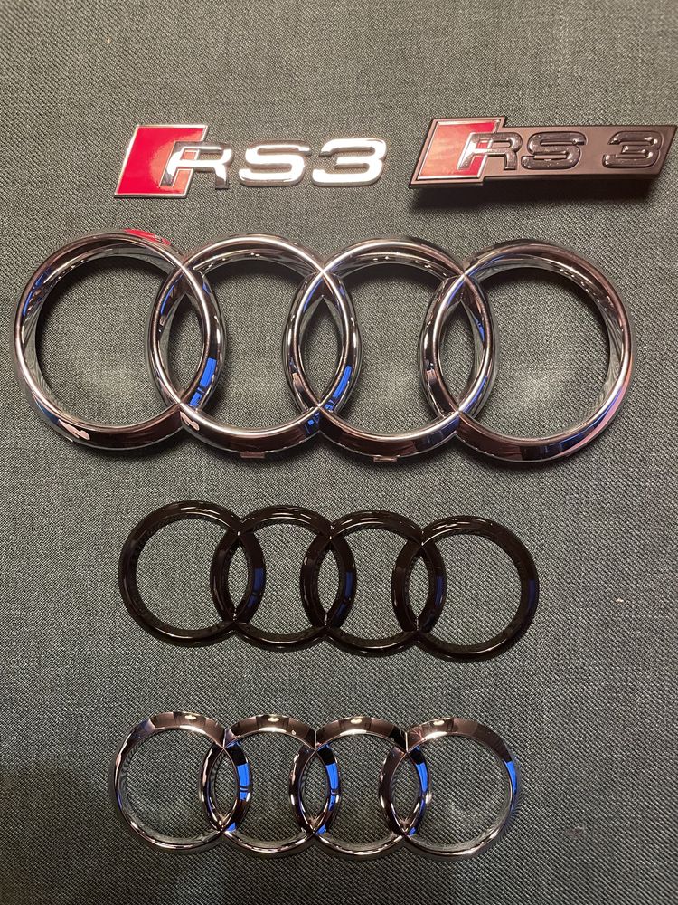 Znaczek Audi RS3 emblemat Audi RS3 oryginalne