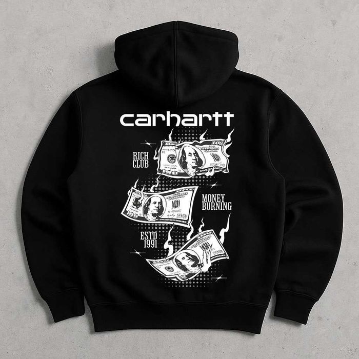 Толстовка Худи CARHARTT - Skies - XS S M L XL - Кархарт - Cotton