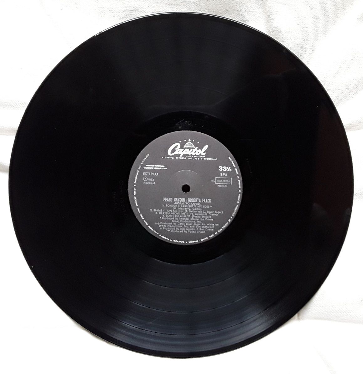 Vinil LP Peabo Bryson e Roberta Flack - Born To Love