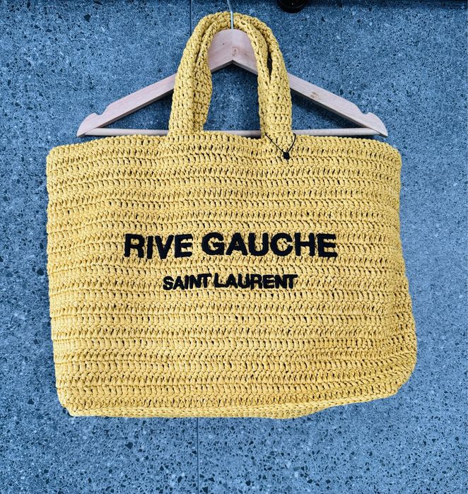 Saint laurent - raffia - piekna torba