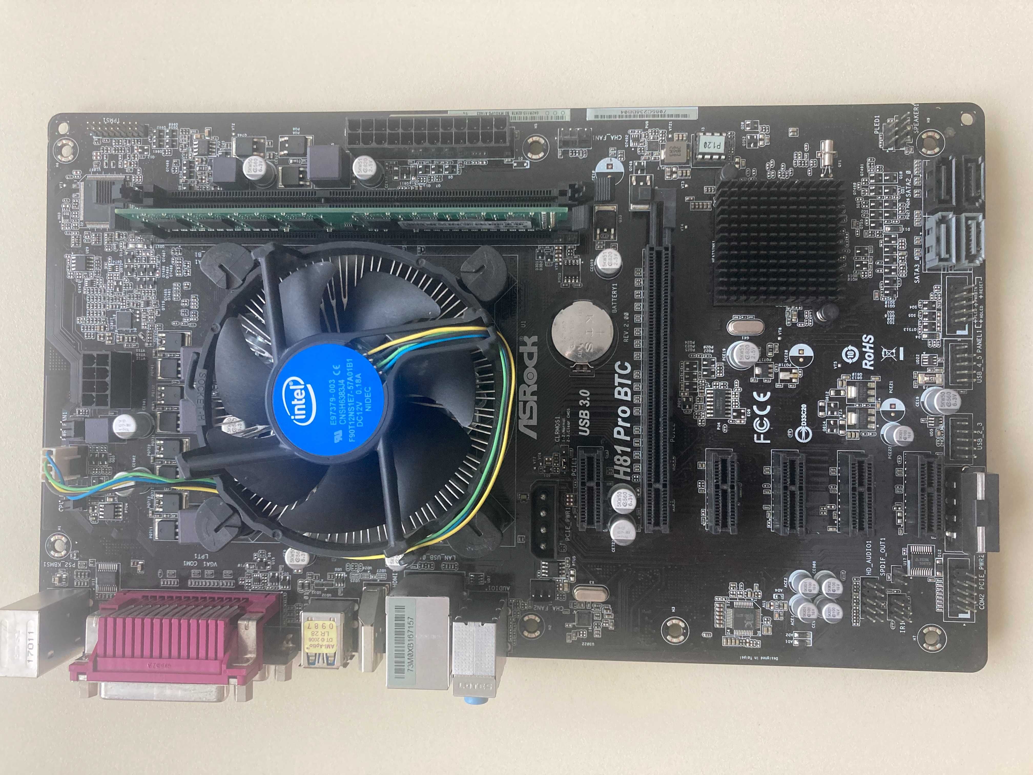 Материнська плата AsRock H81 PRO BTC R2.0 (s1150, Intel H81