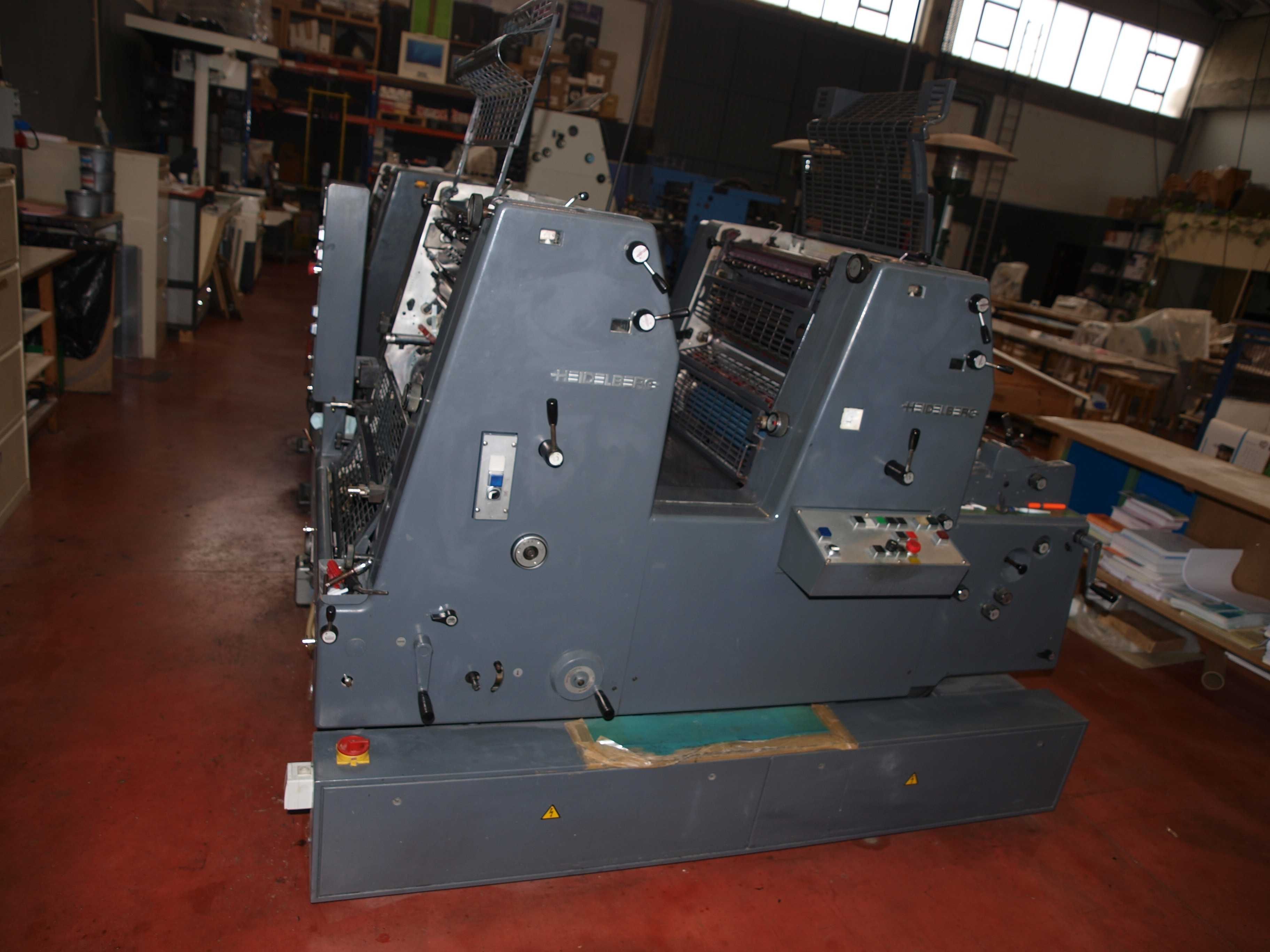 Maquina de Impressão Offset 2 Cores Heidelberg