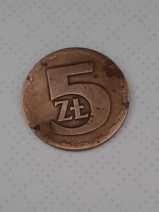 5 zł 1975 bez mennicy