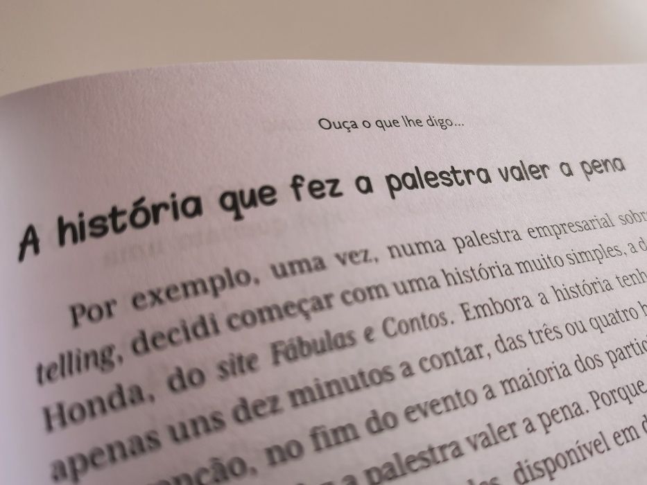 "5 lições de Storytelling" - Aprender a contar histórias (NOVO)