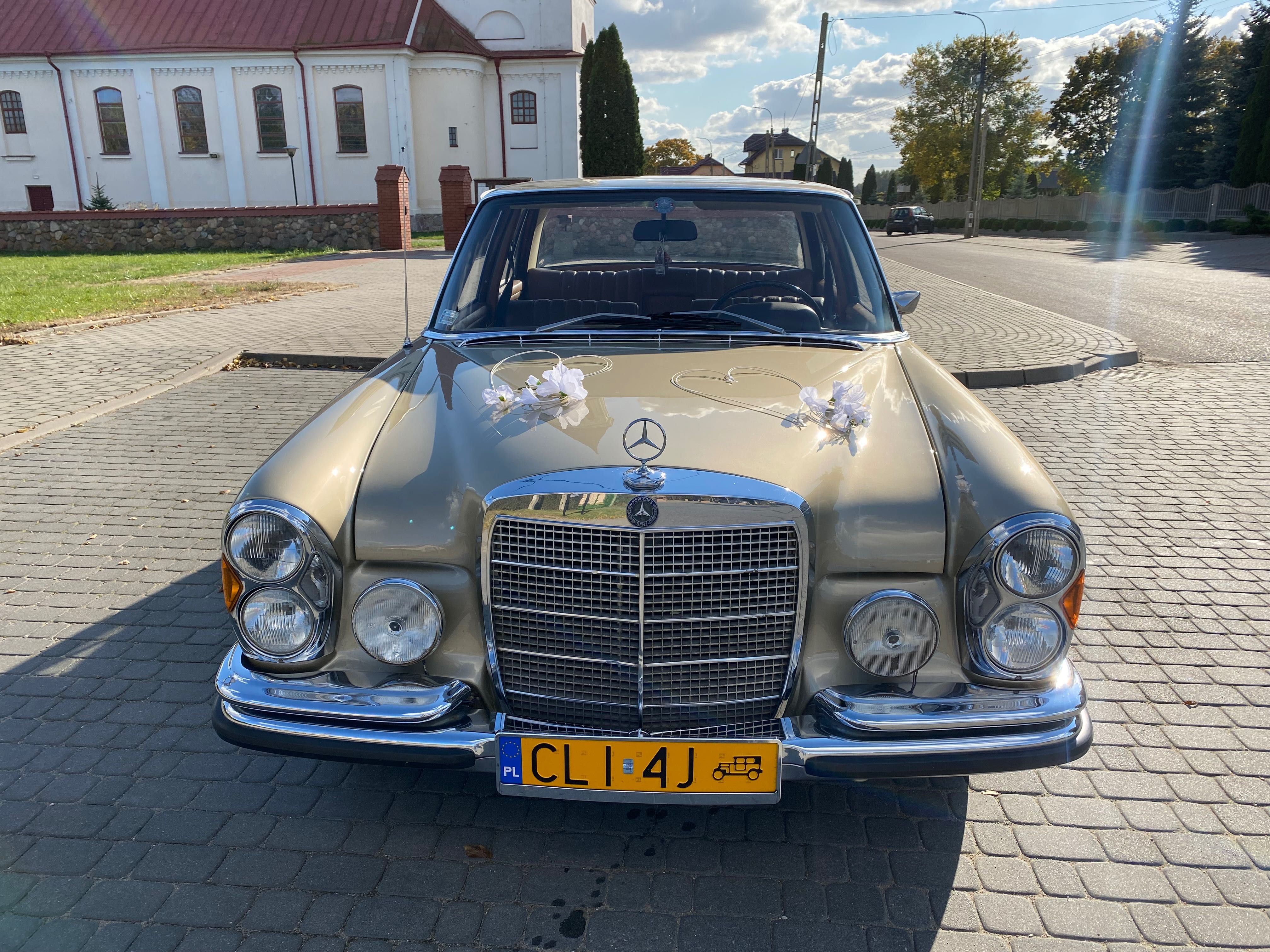 Auto do ślubu Mercedes W108 samochód do ślubu