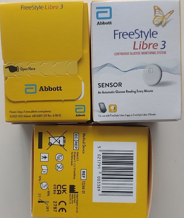 Czujnik poziomu cukru we krwi sensor freestyle libre3 libra