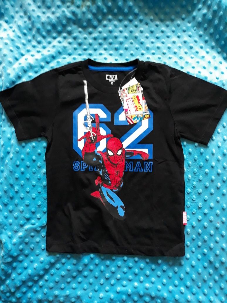 Nowa koszulka t-shirt dla dziecka Spiderman marvel nowy dla chłopca