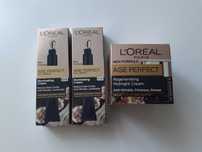 Zestaw L'Oreal Age Perfect - krem do twarzy na noc i 2 kremy pod oczy