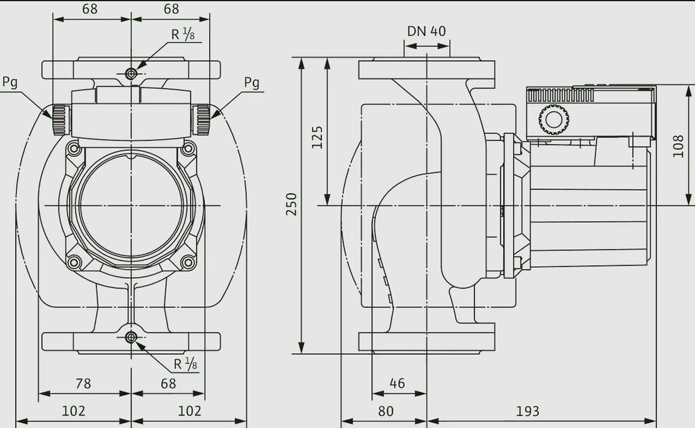 ksb rio 40-100 d pompa obiegowa c.o.