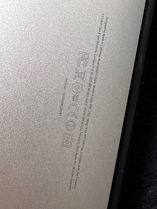 MacBook Air 13 Late 2010 dobry stan