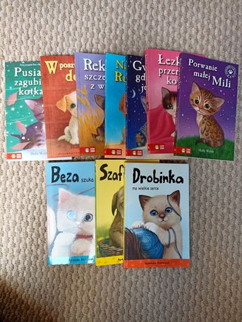 Książki o zwierzętach koty psy Książka Holly Webb Agnieszka Stelmaszyk