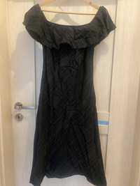 Sukienka Zara czarna w paski roz. 40