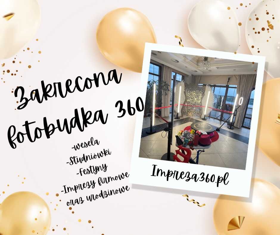 Uwaga! Fotobudka 360 - LetniaPromocja 750zl - 2 godziny! impreza360.pl