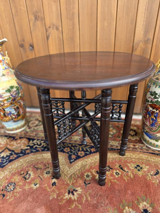 Stolik okrągły eklektyczny 55 cm #1632 Stylowy Węgrów