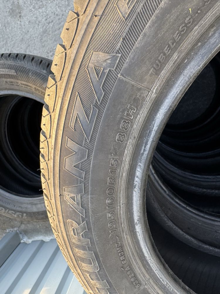 Шини 195/60 R15 Bridgestone та інші. Літо/комплекти/пари/склад