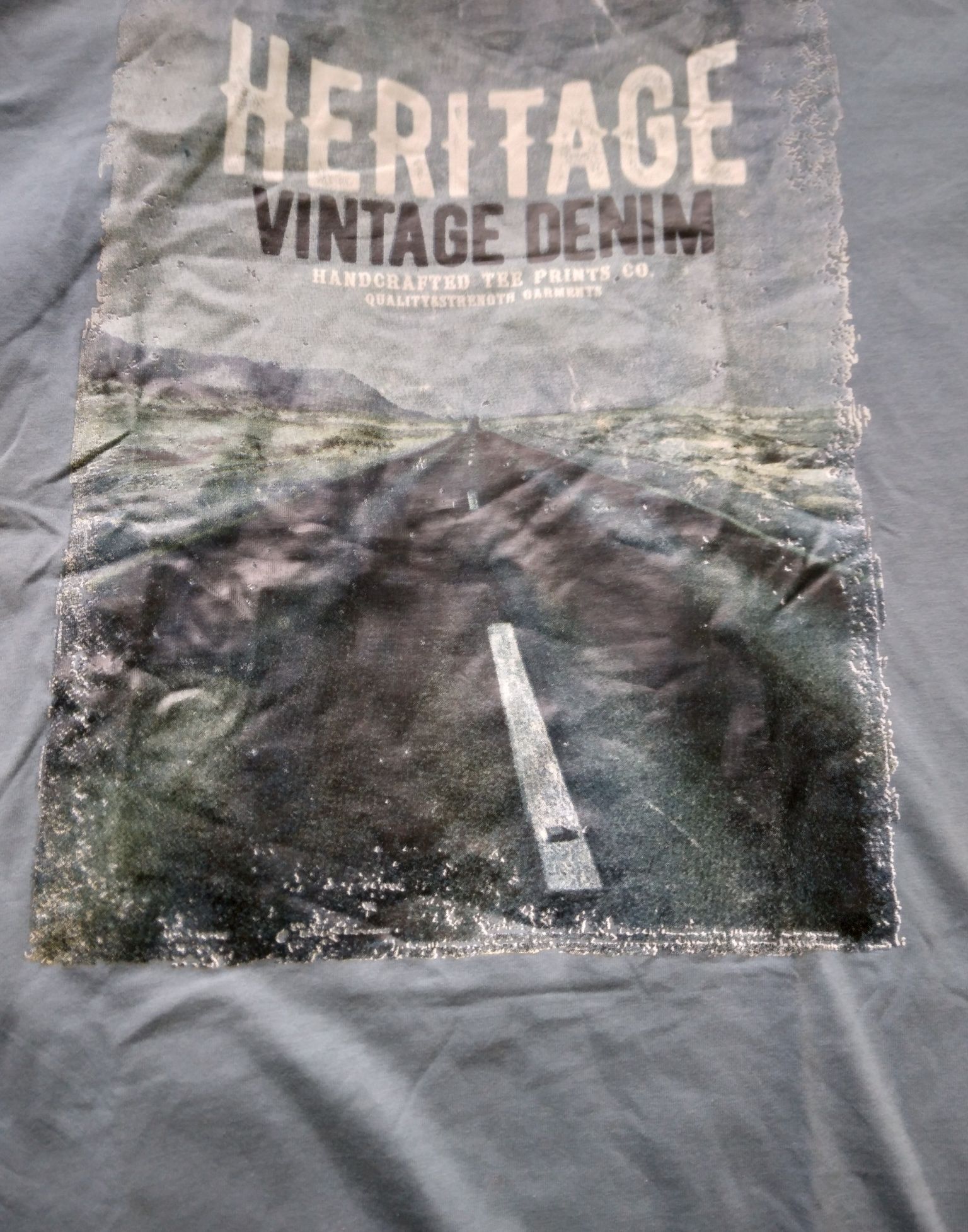 Męski T-shirt Orginal Vintage Heritage Denim