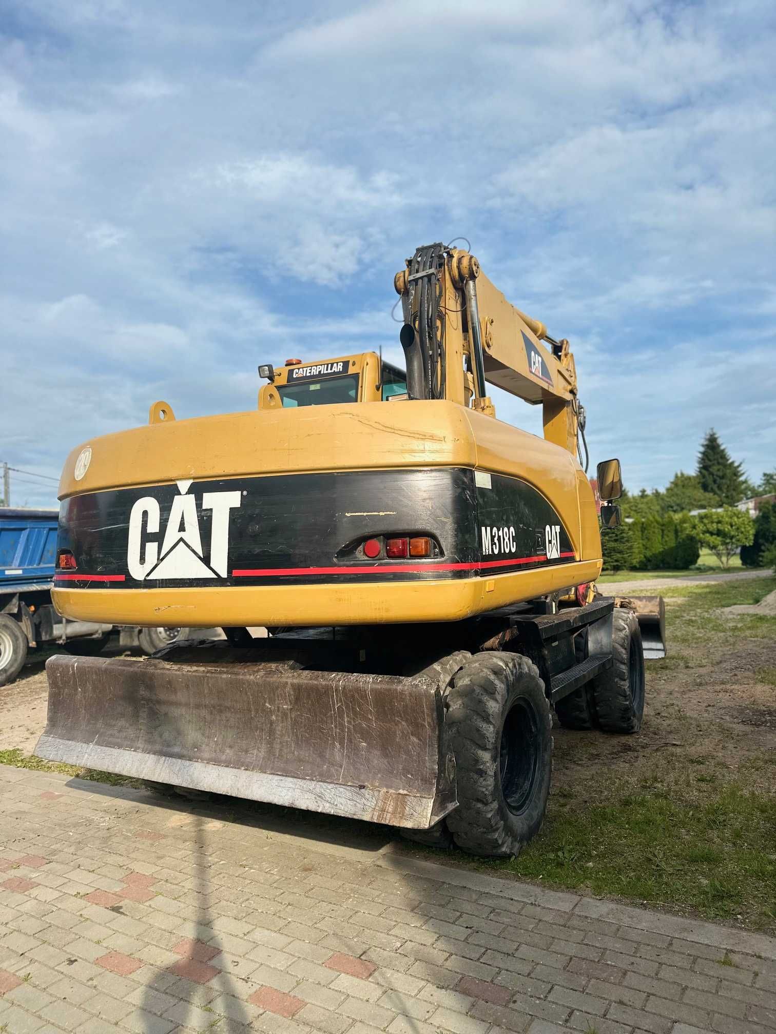 koparka cat m 318c stan igła !