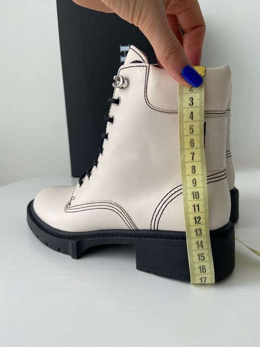 COACH Женские кожаные ботинки челси Жіночі ботінки шкіряні черевики