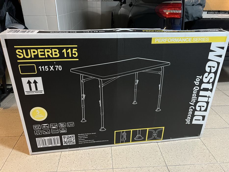 Mesa de campismo/caravanismo Westfield