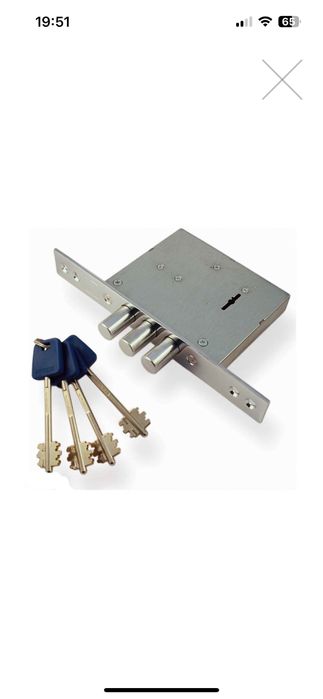 Врезной замок Apecs длинный ключ