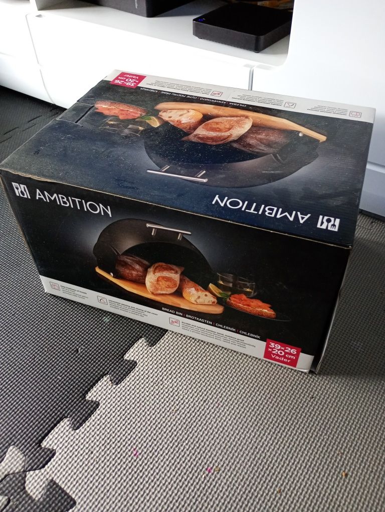 Nowy chlebak pojemnik na chleb pieczywo ciasto Ambition