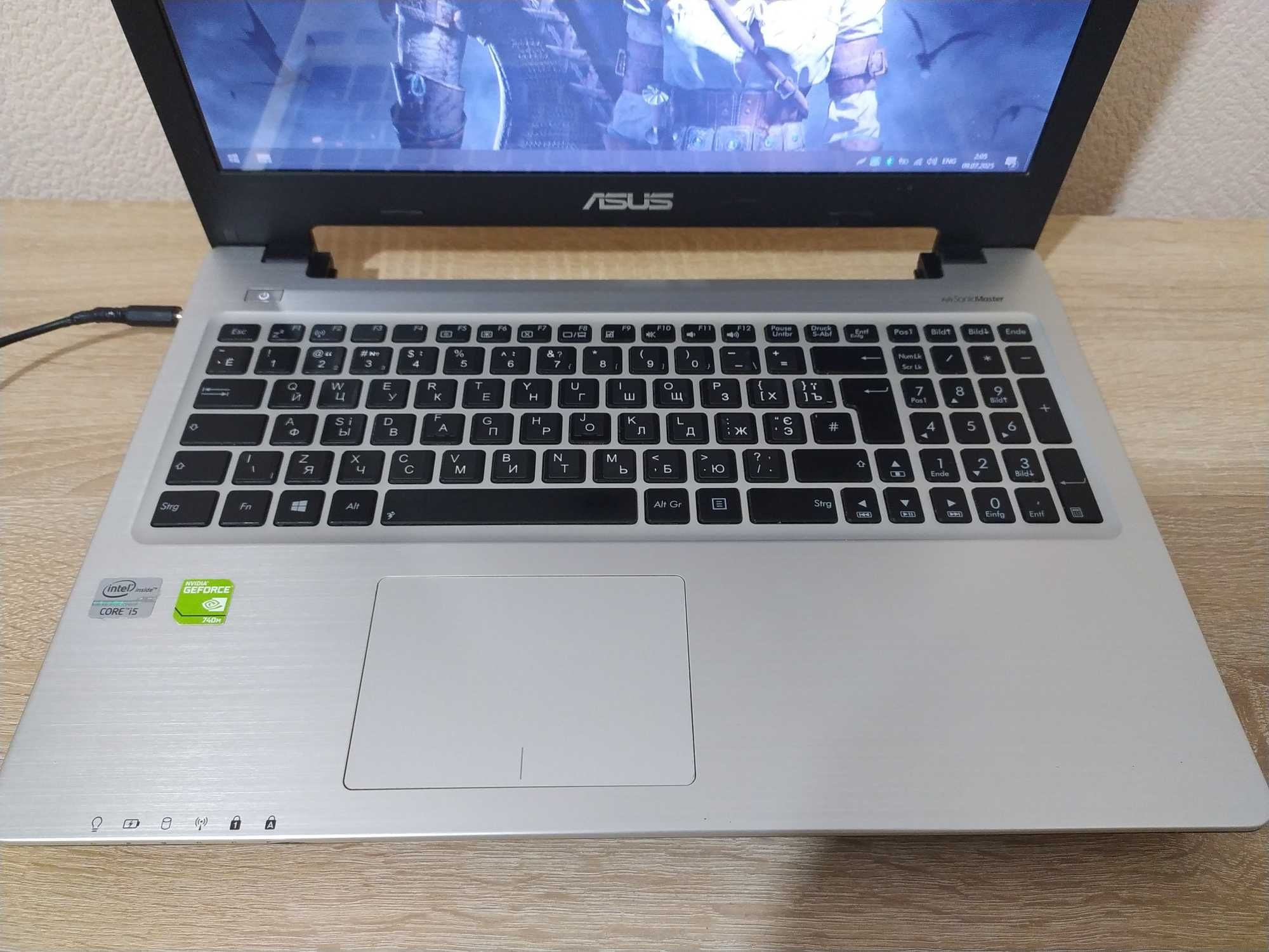 ІГРОВИЙ НОУТБУК ASUS K56CB 15,6HD i5-3317U 16GB 250GB SSD GT 740M 2gb