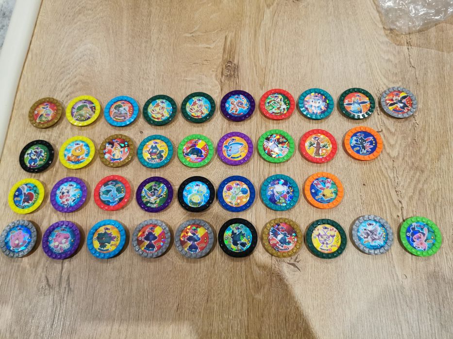 Pokemon Rock's Tazos (cheetos) rok 2006. 37 sztuk