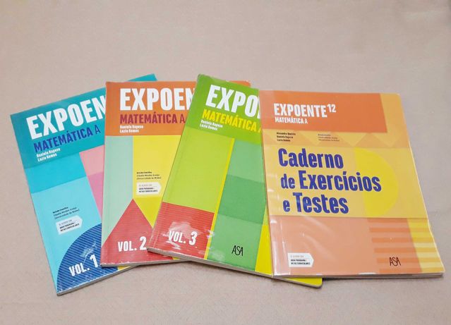 Expoente 12º - Matemática A - Manual(3 Volumes)+Caderno de Exercícios