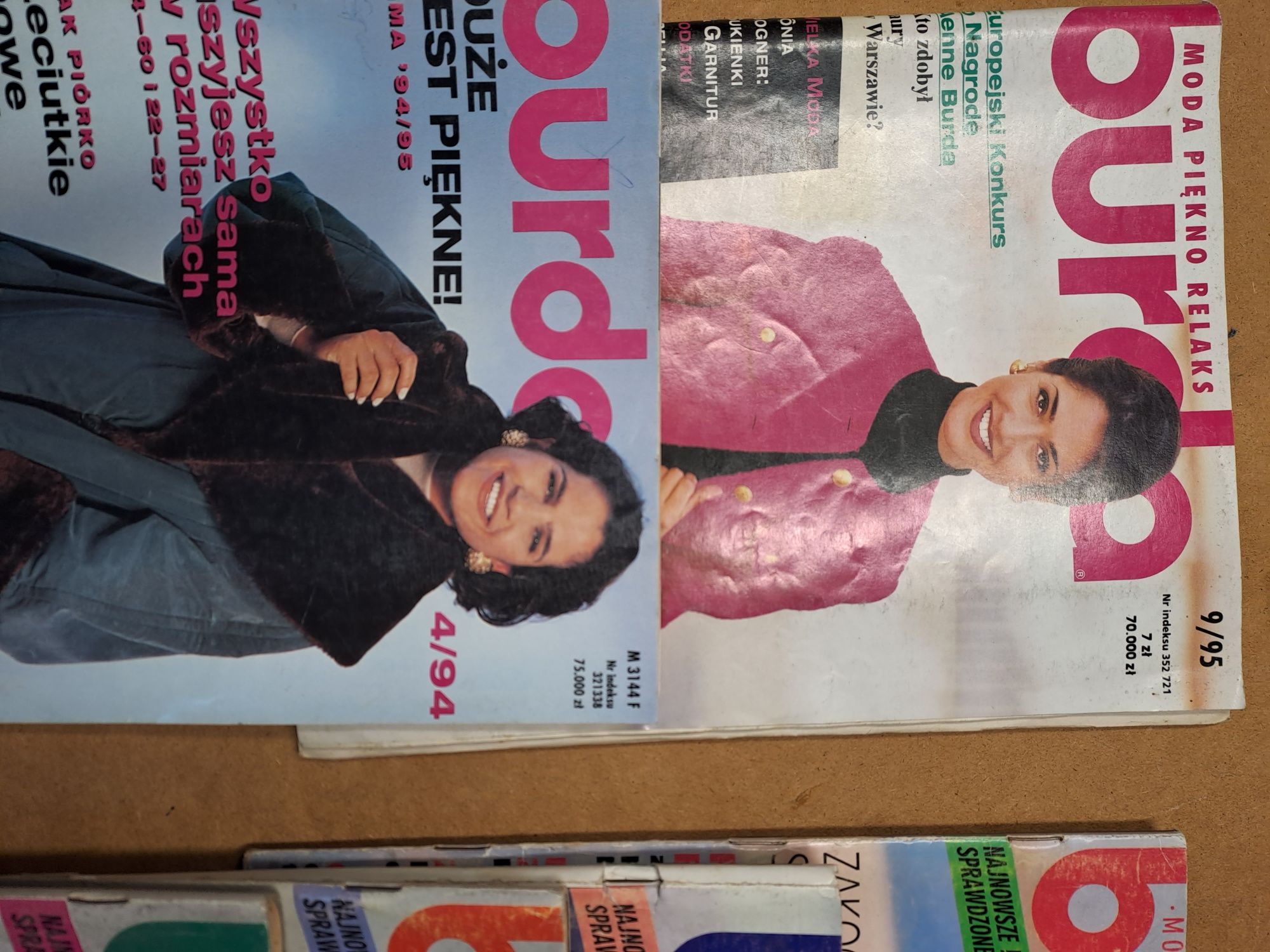 Gazety burda różne numery
