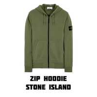 Zip Hoodie STONE ISLAND Aligator