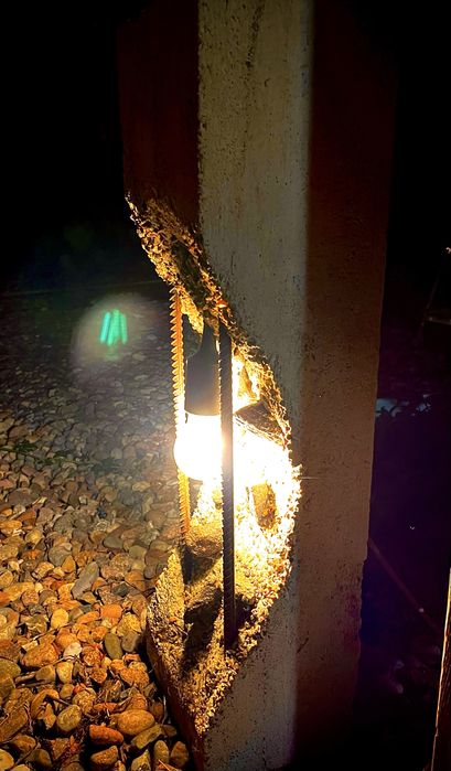 Lampa betonowa loft