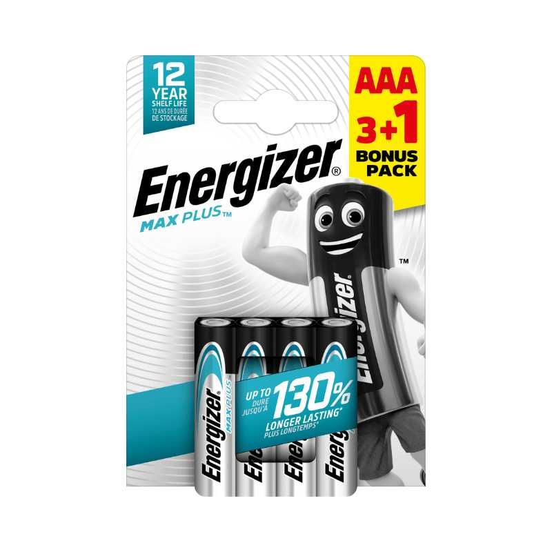 Батарейки Energizer MAX PLUS AA\ААА бл.4 шт. Промо 3+1. Оптом дешевле!