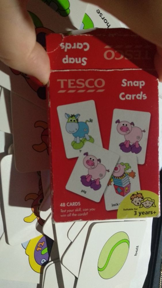 игра настольная карточки snap cards английский язык звери tesco