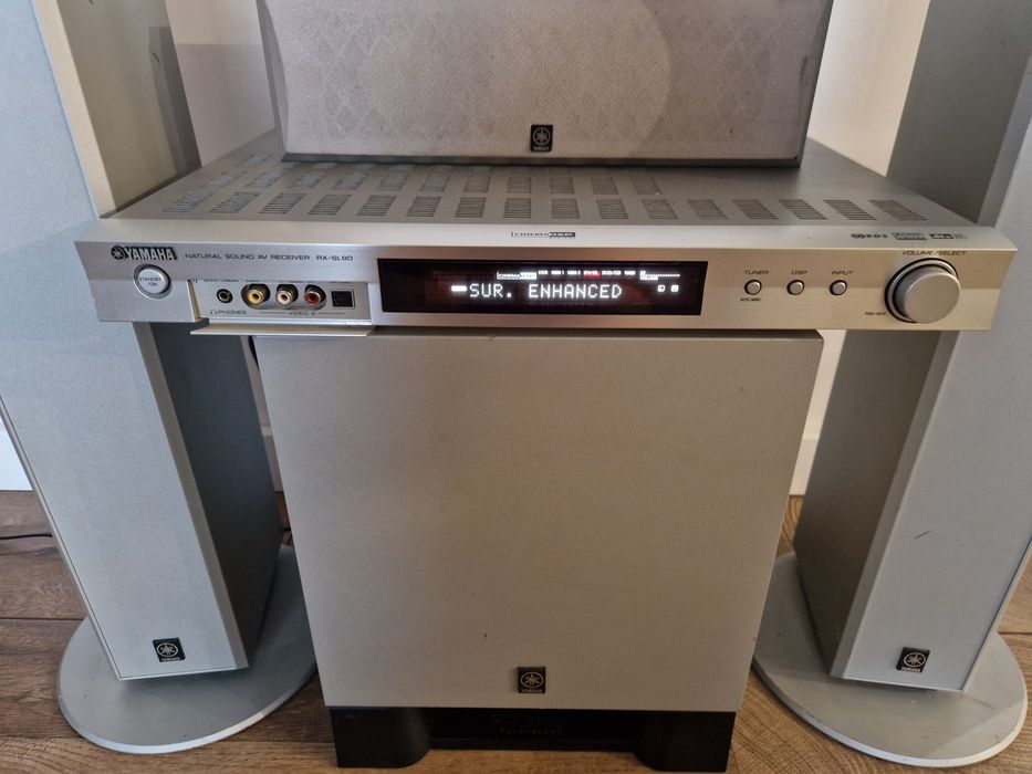 Kino domowe Yamha RX-SL80 zestaw audio subwoofer aktywny amplituner