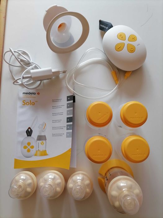 Bomba tira leite e biberões - pack completo da Medela