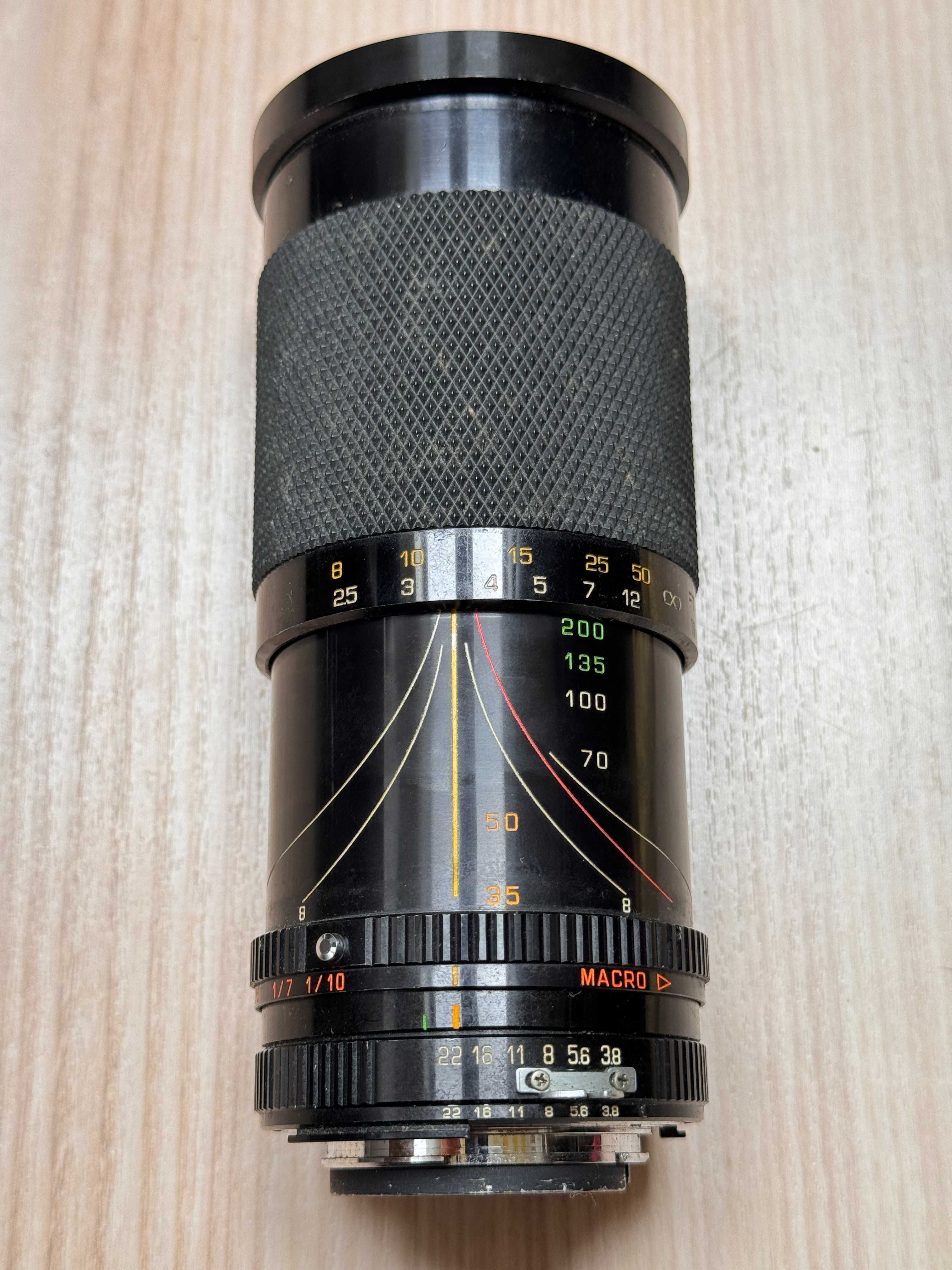 Obiektyw Soligor 35-200mm f/3.8-.5.3 ZOOM+MACRO / NIKON