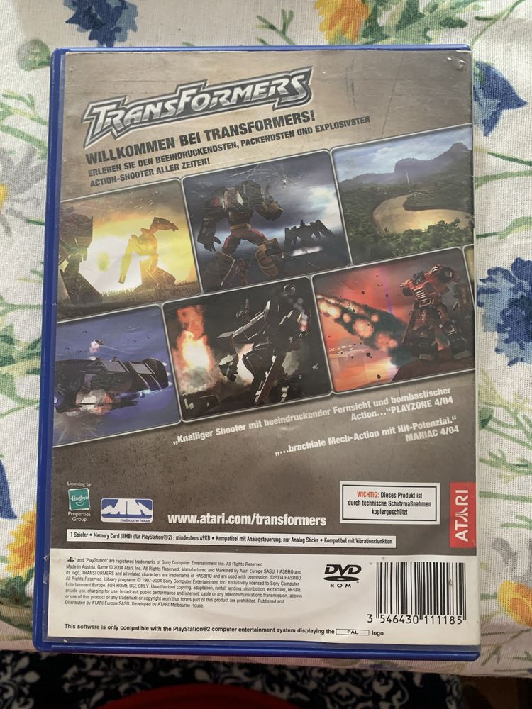 Gra Transformers na ps2