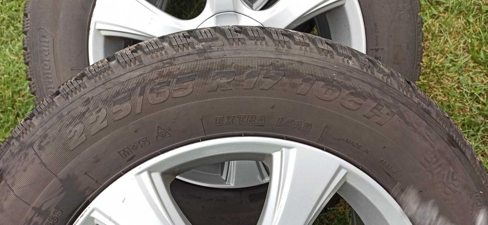 Alufelgi 17" 8JX17H2 + opony zimowe 225/65 R17