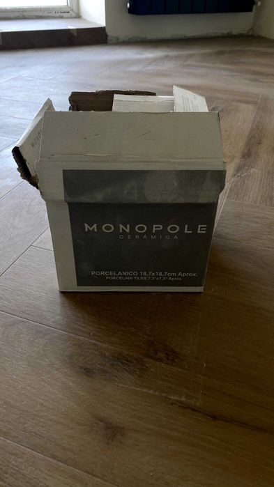 Залишки плитки 0.6м кв. 18 штук (Monopole Ceramica Stella)