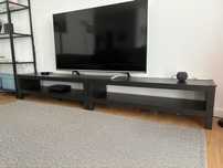 Movel Tv preto/castanho ikea Lack 2 unidades