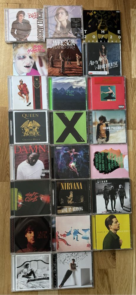 Kolekcja Albumów CD (23, Używane)