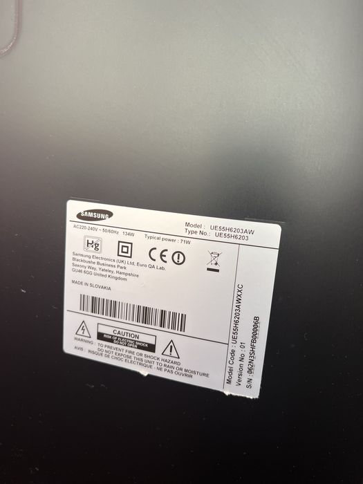 Tv sansung 55” usada em exvelente estado