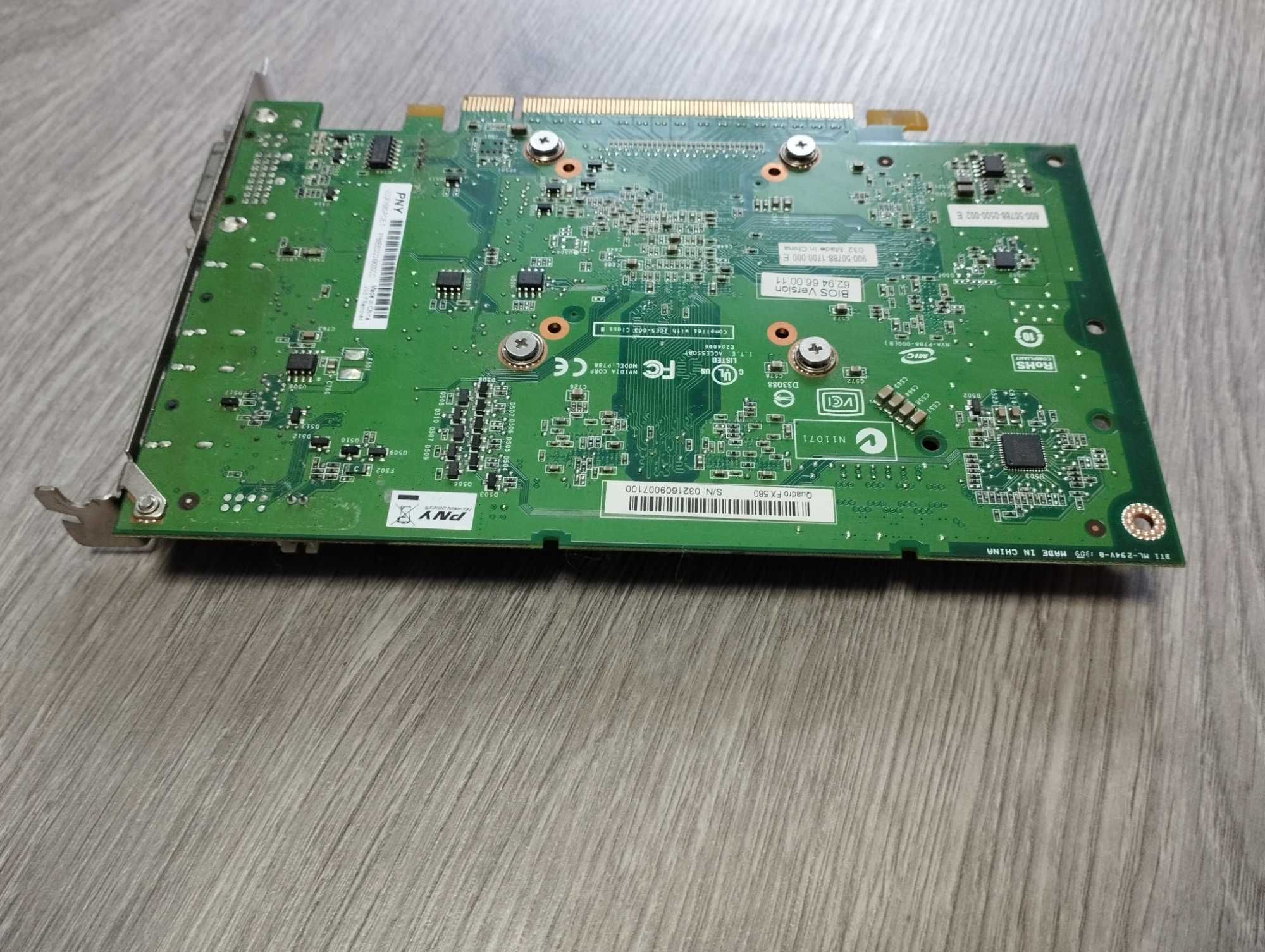 Відеокарта NVIDIA QUADRO FX 580 512mb PCI-e