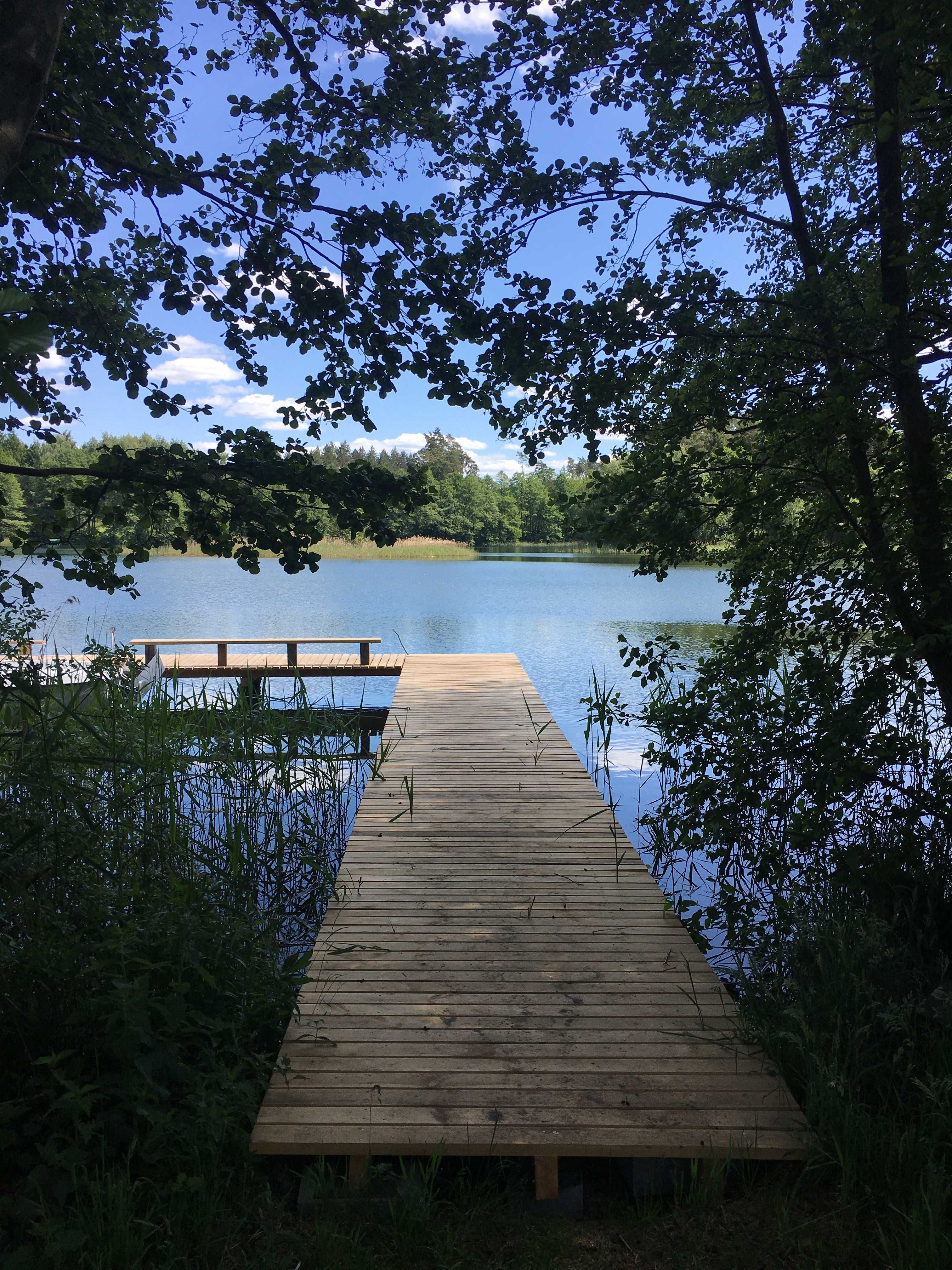 Domek nad jeziorem – Pojezierze Brodnickie, jezioro Chojno