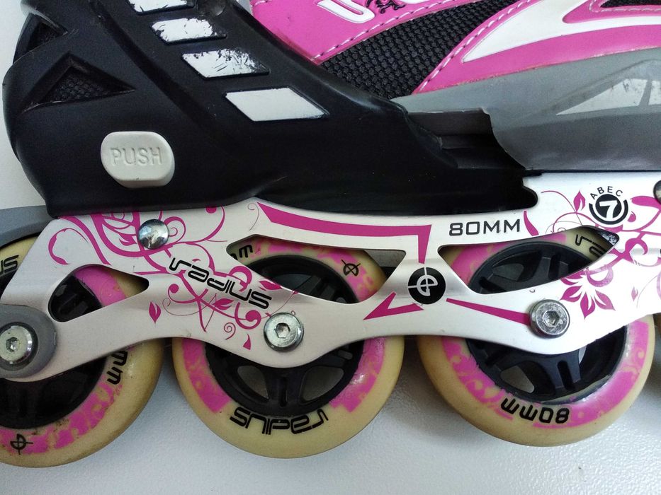 Коньки роликовые RADIUS, размер 38-41